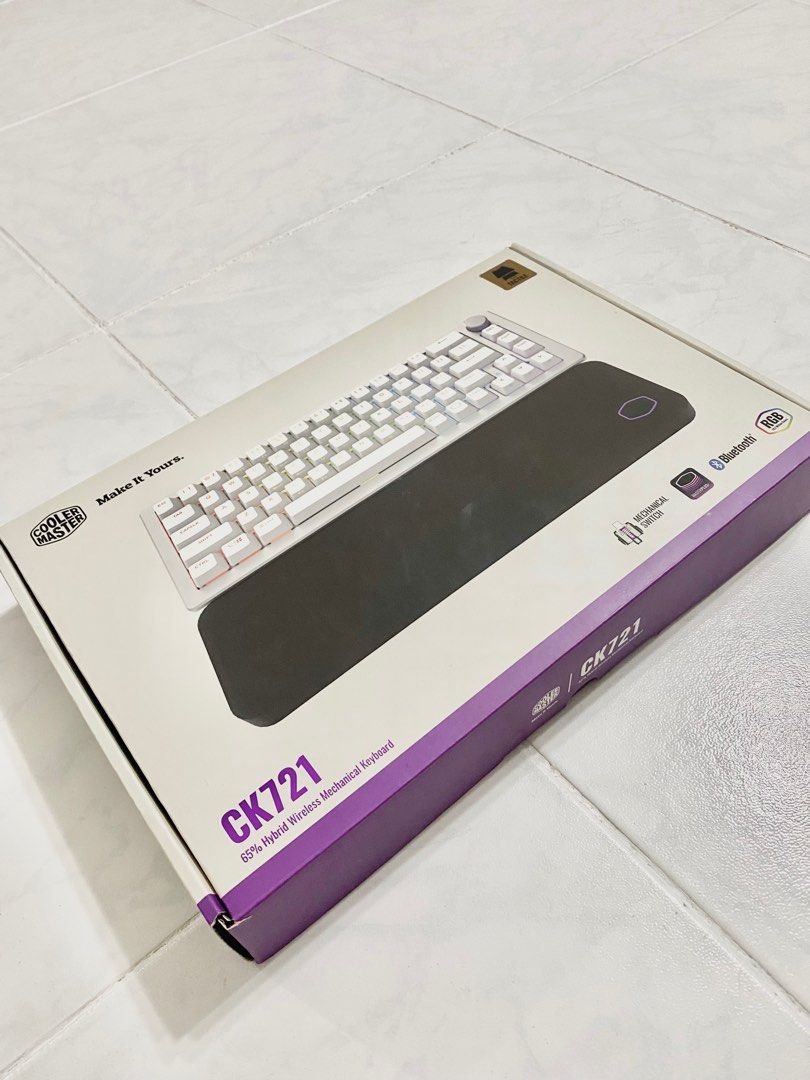 Cooler Master CK721 Wireless 65 Mechanical Keyboard Gaming, Computers