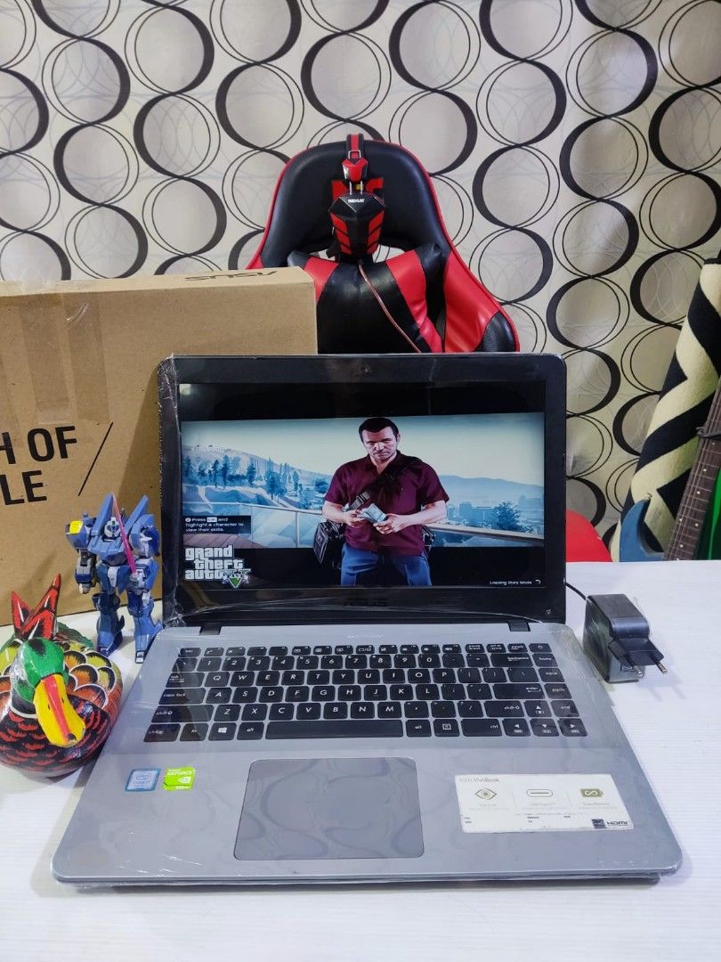 CORE I7 GEN 7] Laptop Gaming Asus Vivobook X442U Core i7-7500 RAM