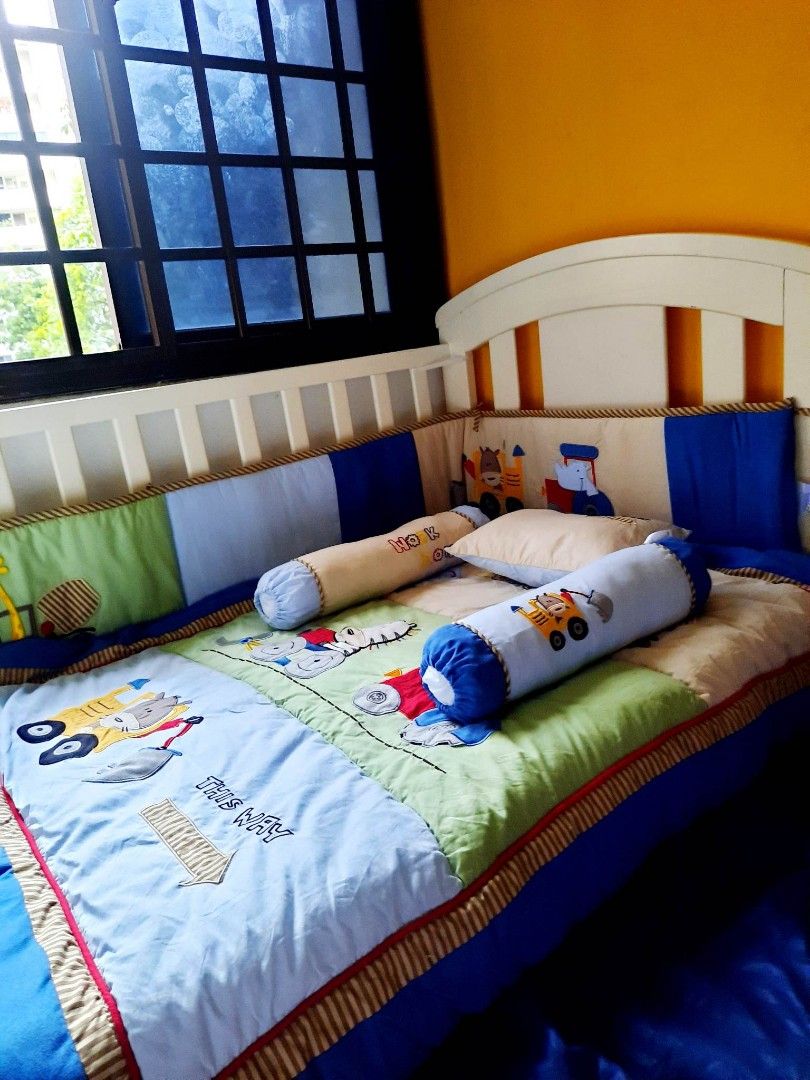 Used crib bedding online