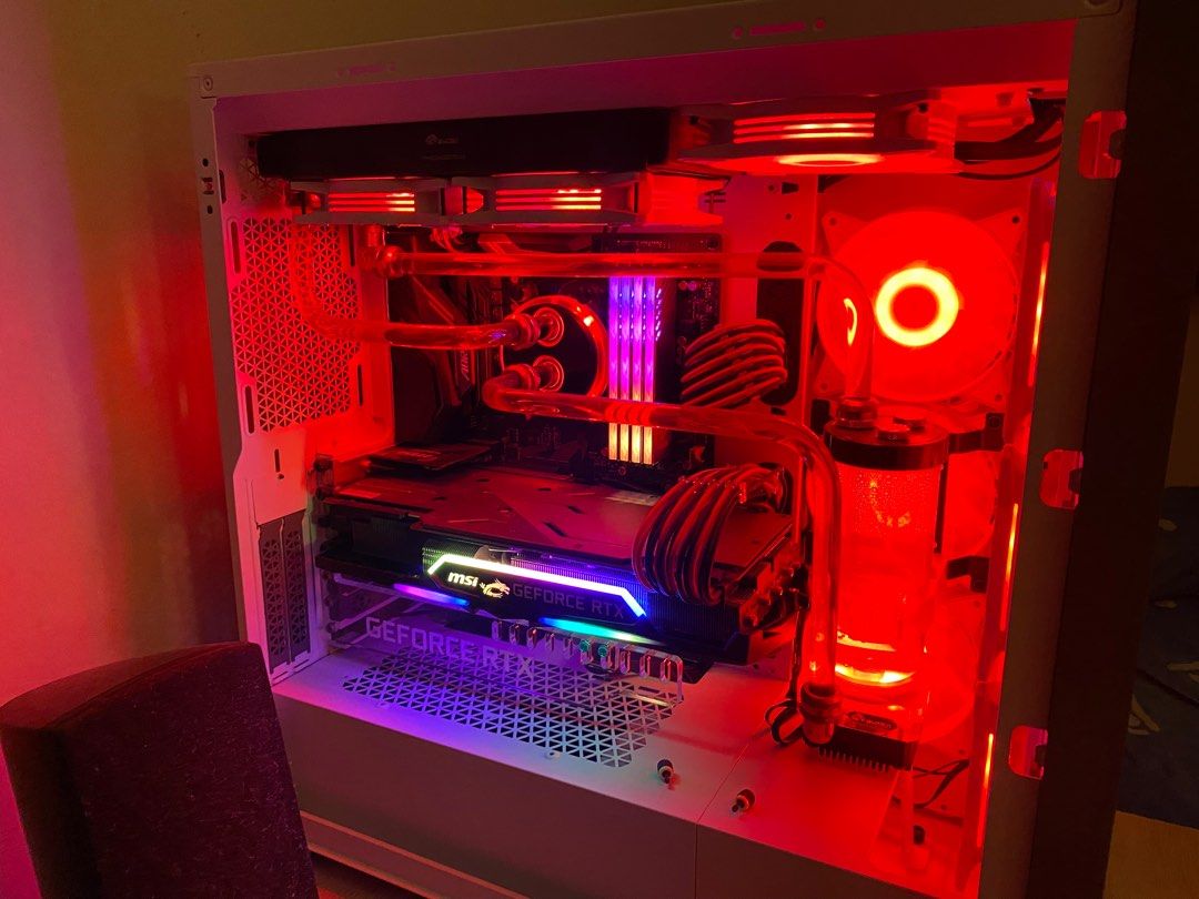 Sort Line Pc Loop Custom Loop Gaming PC, Computers & Tech, Desktops on Carousell