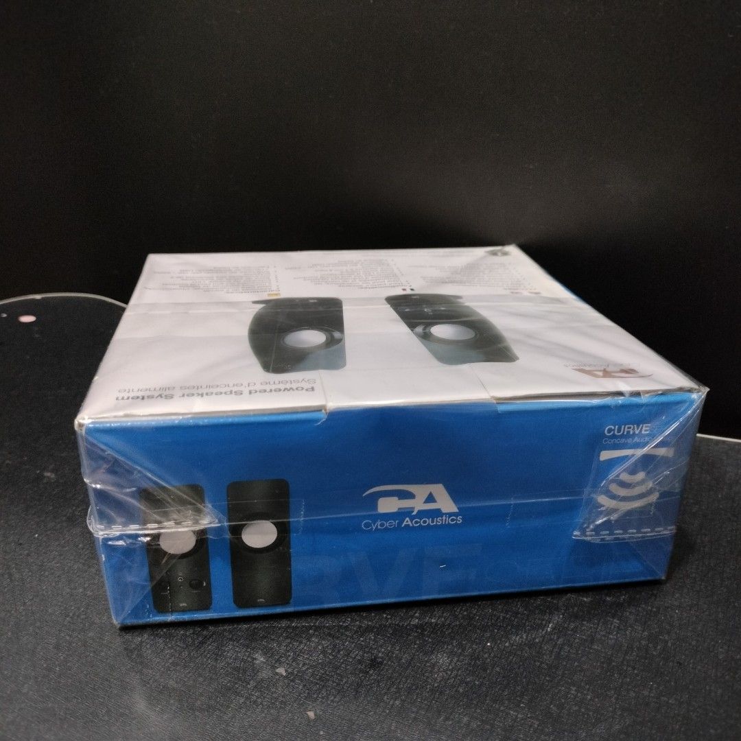 Cyber acoustic Powered speaker system (Category: Soundbars, Speakers & Amplifiers) located in Marikina City. Submitted by msriagarcia (Listing ID 1242915363, Image 3). Description: •2piece powered speakers •Ideal for computers, Chromebooks, and many table computers system •Convenient vol and on/ off controls •LED power indicator •Headphone output jack •2in. high efficiency drivers •AC power adaptor included ( AC 100-240V)/USB power option.