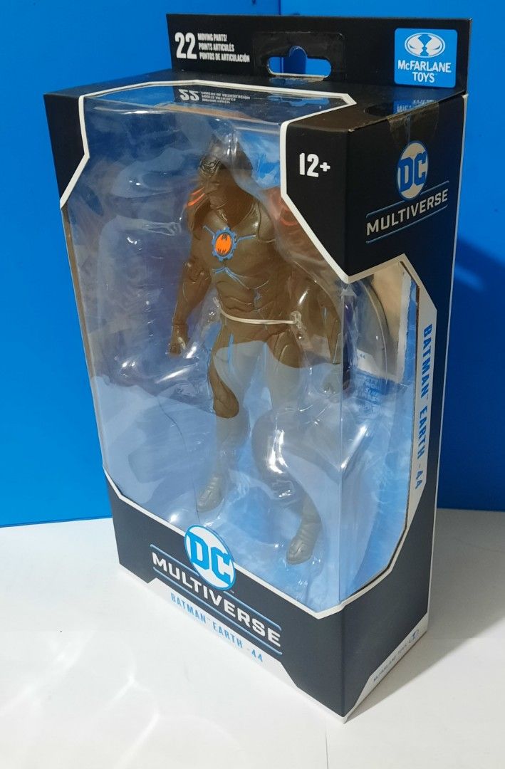 McFarlane DC Multiverse – Action Figure Batman Earth -44 (Murder Machine) Da 18 Cm, Con Accessori E Base, Metallo Della Notte Oscura