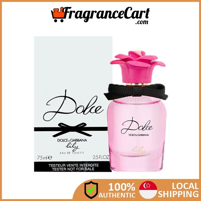 D G Dolce Lily EDP for Women 75ml Tester Brand New 100 Authentic Perfume FragranceCart Dolce Gabbana Eau de Parfum Pink