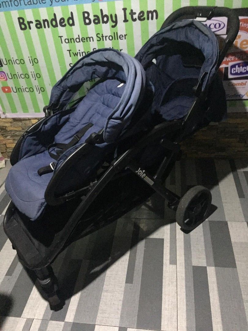 Double stroller (Category: Strollers) located in Caloocan City. Submitted by Unicoijo02 (Listing ID 1243037332, Image 3). Description: double stroller Joie brand location North Caloocan.
