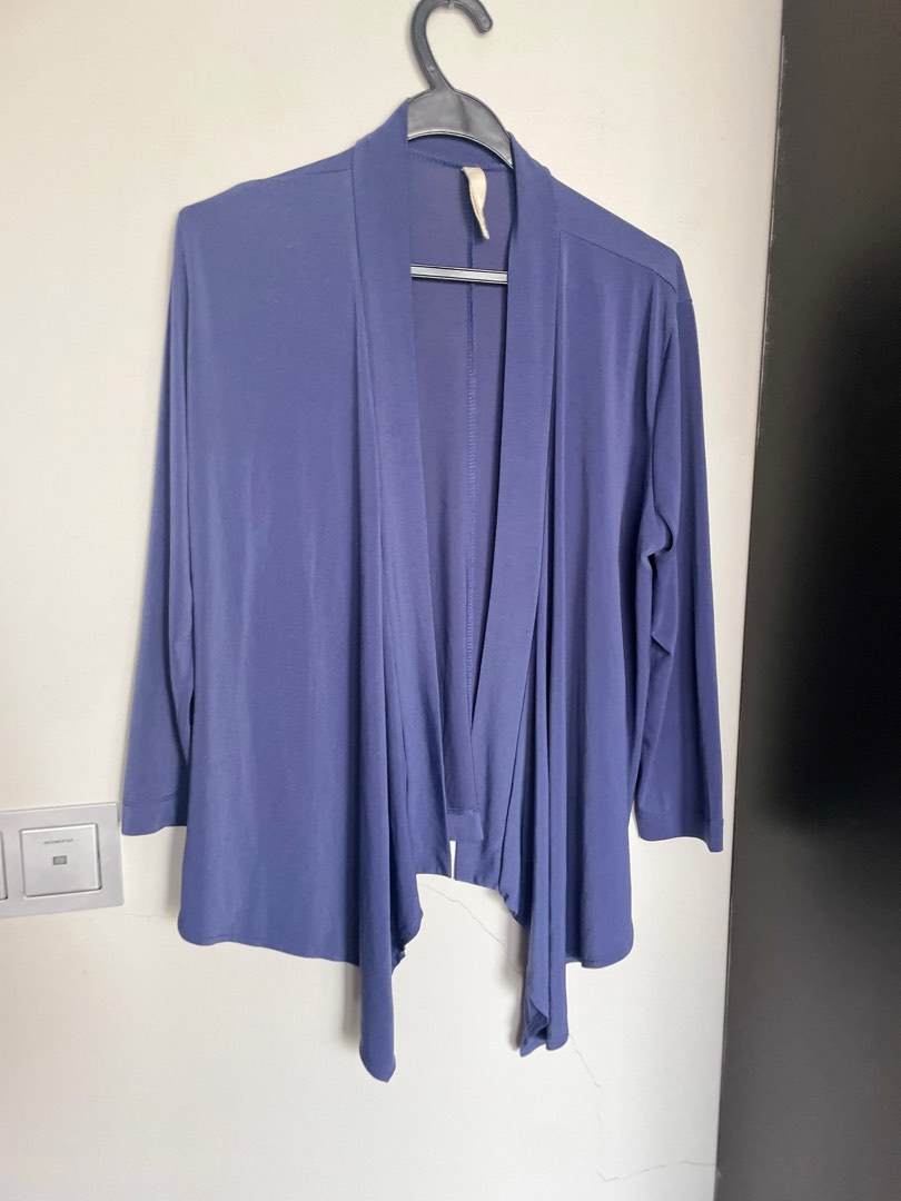 Draped Cardigan, Women's Fashion, Tops, Other Tops on Carousell