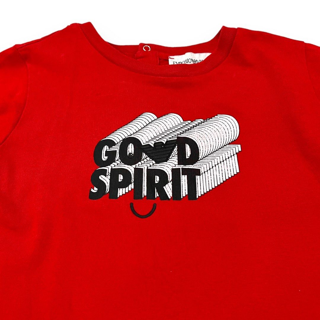 Emporio Armani Kids Red t shirt Babies Kids Babies Kids