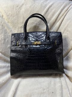 HERMES BLACK BIRKIN TOGO LEATHER 30cm W/ Rodeo Horse Charm ( Japan),  Luxury, Bags & Wallets on Carousell