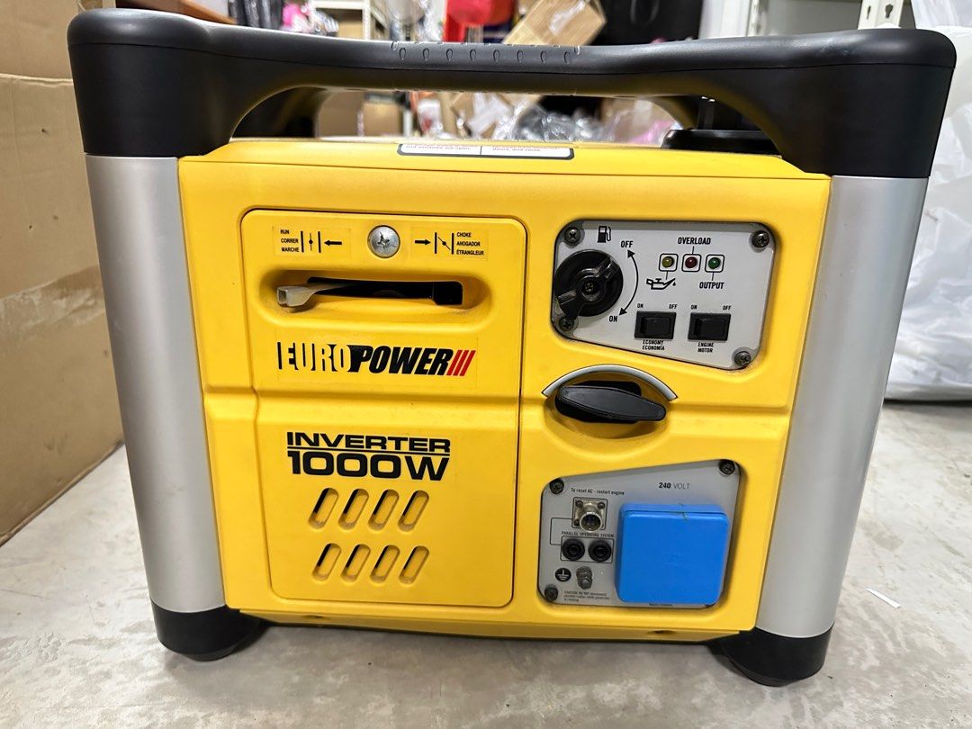 EURO POWER Silent Inverter Generator 1000w, TV & Home Appliances, Other
