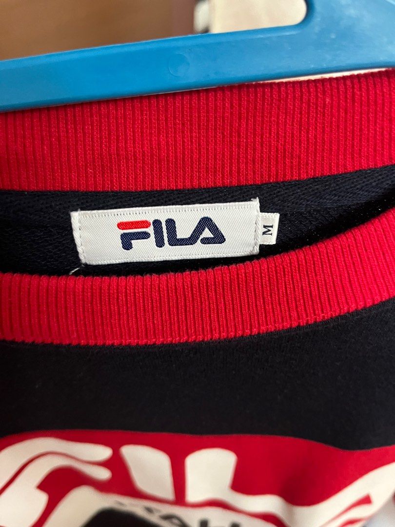 Red fila sweater best sale