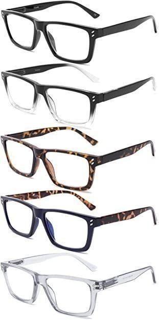 FIRE SALE Yuluki 5 Pack Reading Glasses Blue Light Blocking