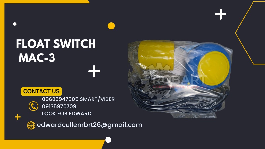 FLOAT SWITCH (MAC-3), Commercial & Industrial, Construction & Building ...