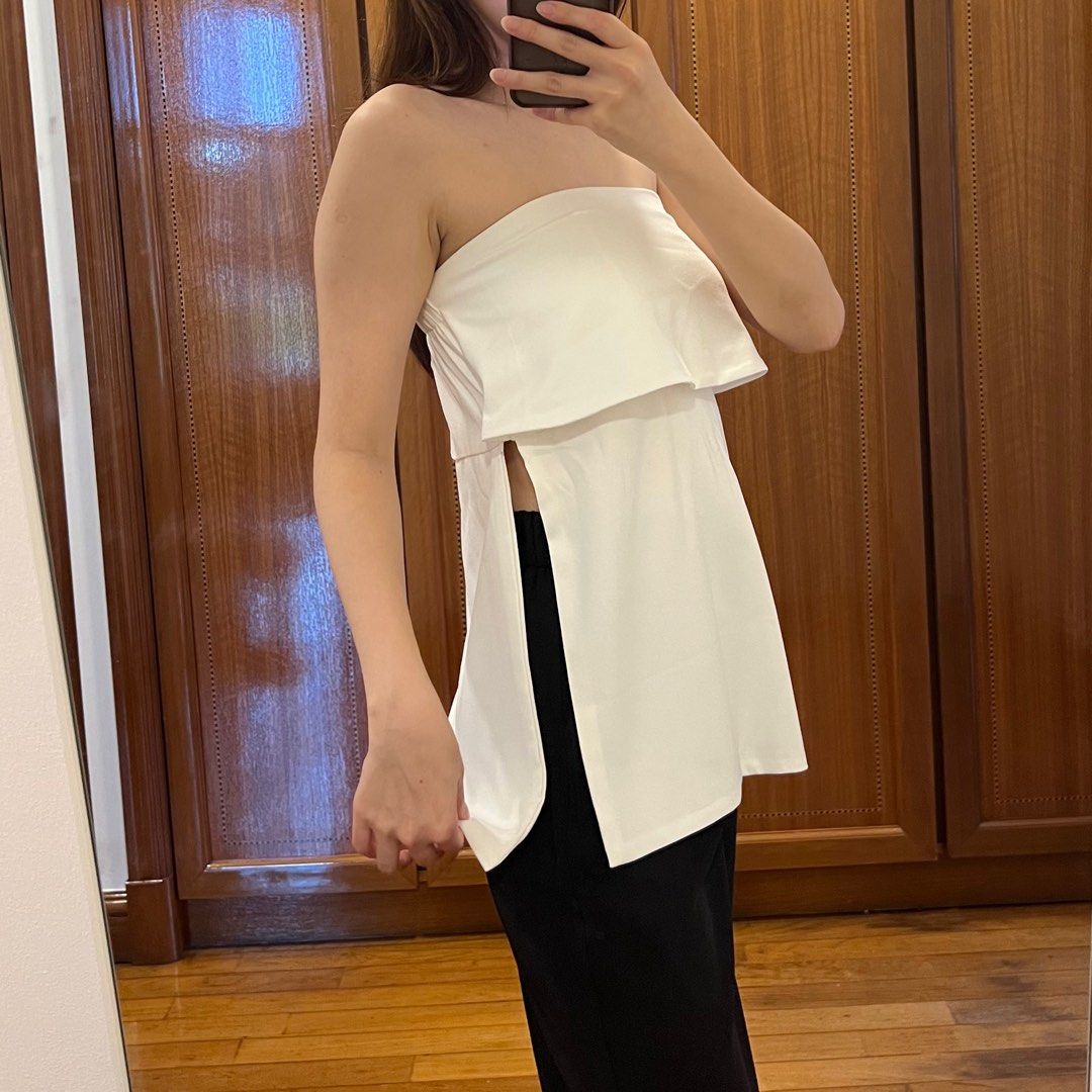 Tube top flowy dress hotsell