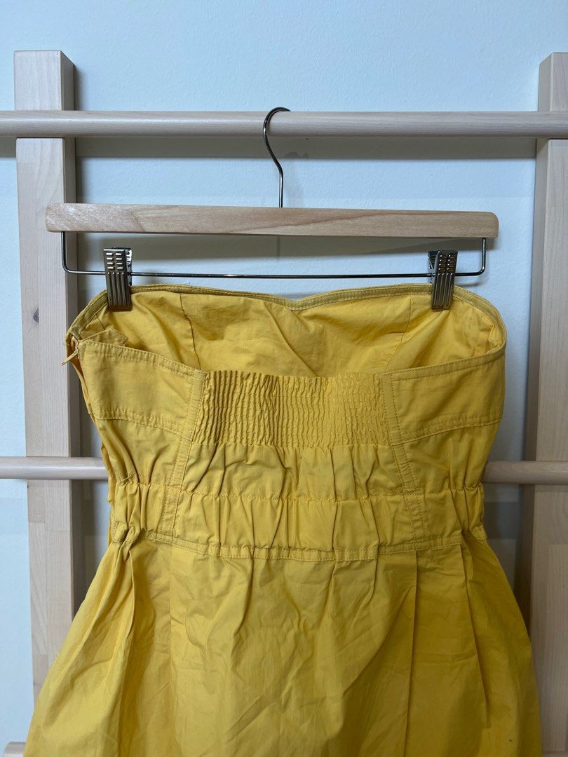 Yellow tube best sale dress forever 21