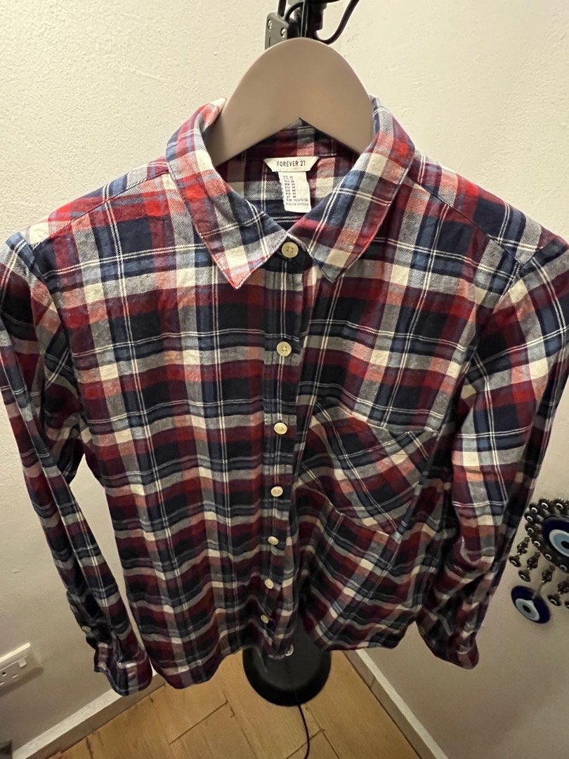 Gingham shirt 2025 forever 21