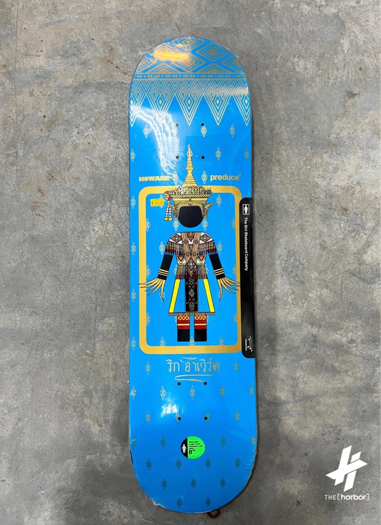GIRL SKATEBOARDS Girl x Preduce Howard 8.0" Skateboard Deck, Sports