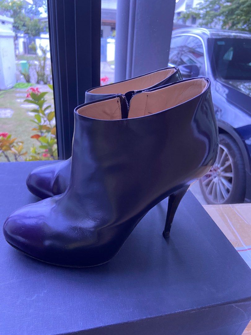 Giuseppe zanotti leather sales ankle boots