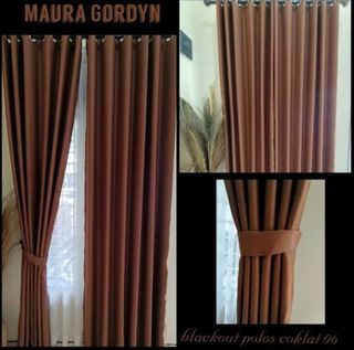 Gorden Lebar 140 x Tinggi 250 Cm ( Tebal ) 3 Pcs