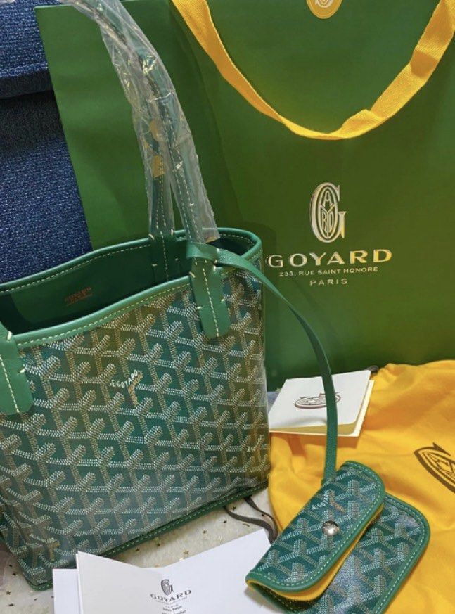 Goyard Mini Tote Bag, Luxury, Bags & Wallets on Carousell