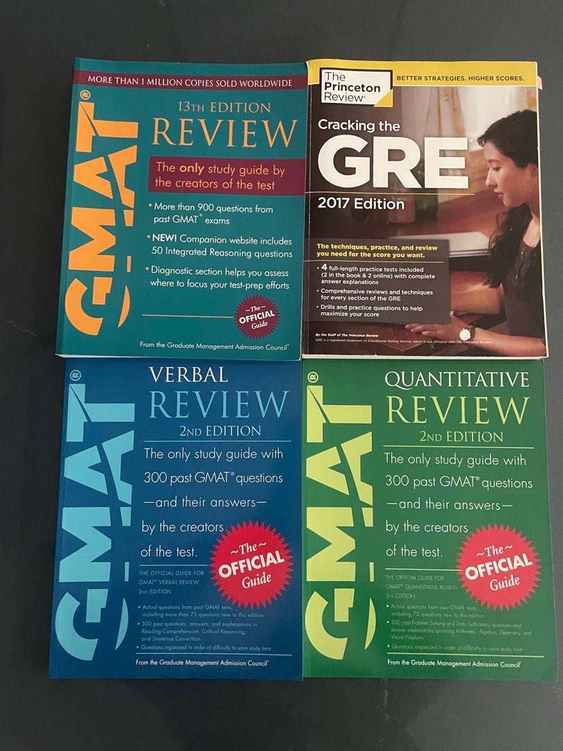 GRE GMAT books