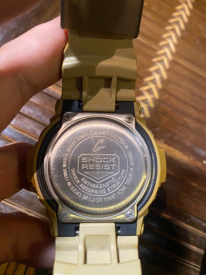 G SHOCK GA 200GD GOLD SERIES
