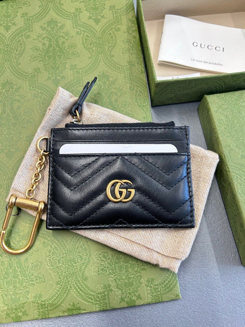 GG Marmont keychain wallet