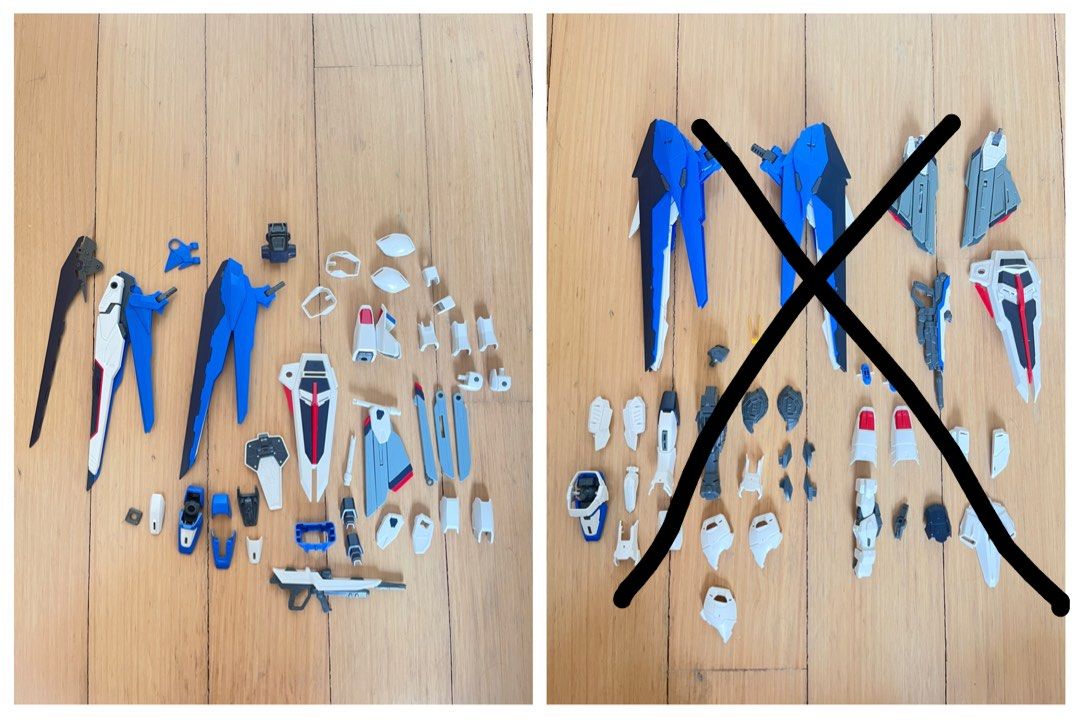 Gundam Spare Parts, Hobbies & Toys, Toys & Games on Carousell