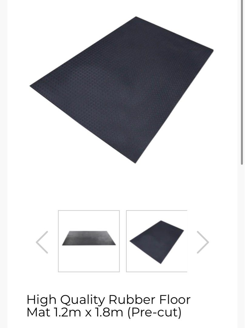 Gym mat 1.2m x 2m, Sports Equipment, Exercise & Fitness, Exercise Mats on  Carousell