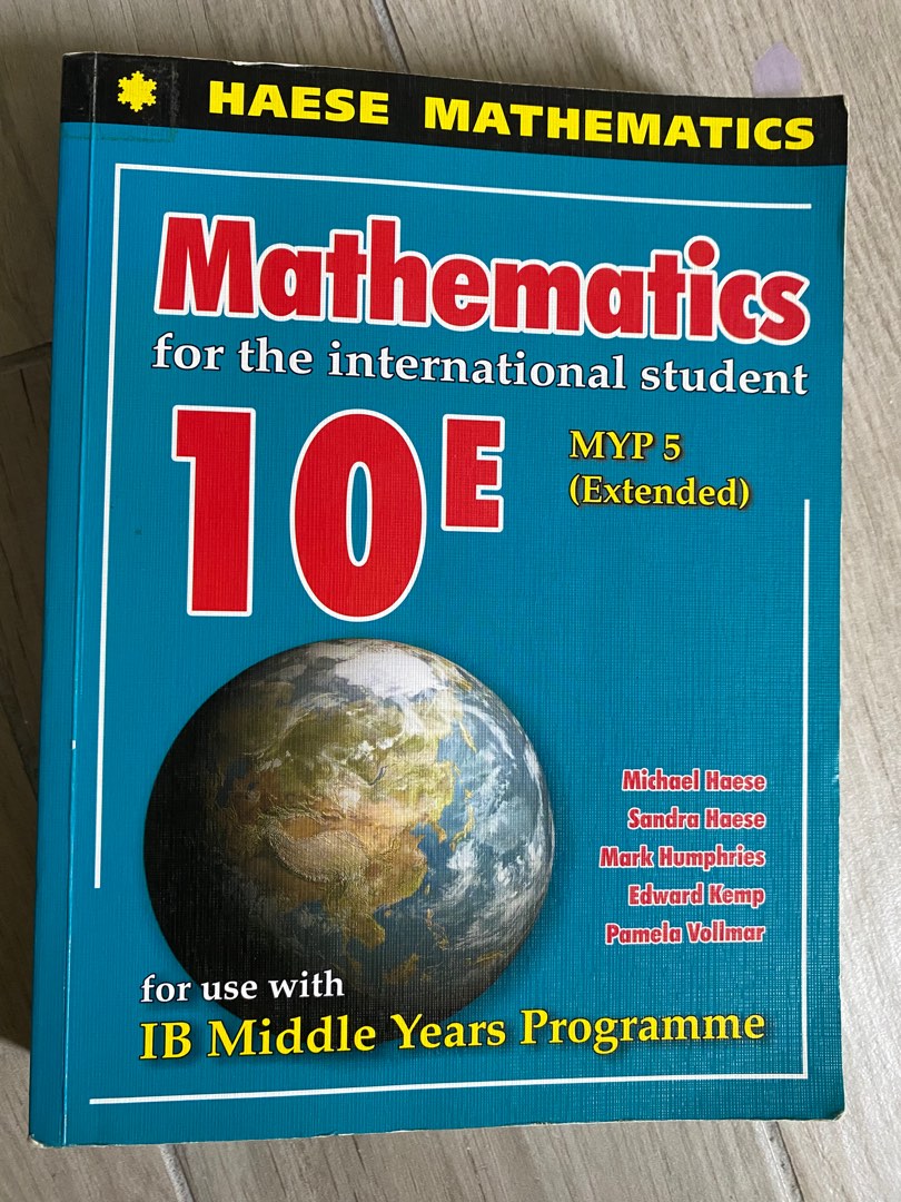 Haese mathematics 10e myp5 carousell