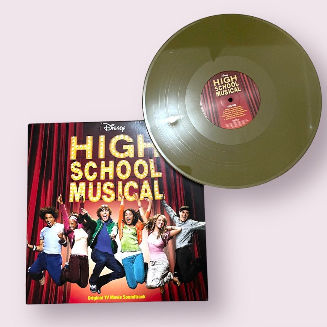 High School Musical Soundtrack on Gold vinyl/plaka on Carousell