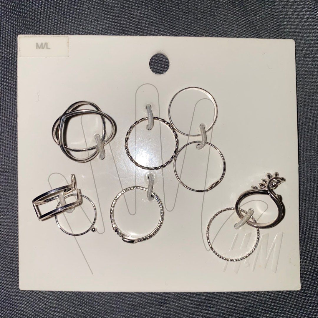 H M Rings Women s Fashion Jewelry Organisers Rings on Carousell