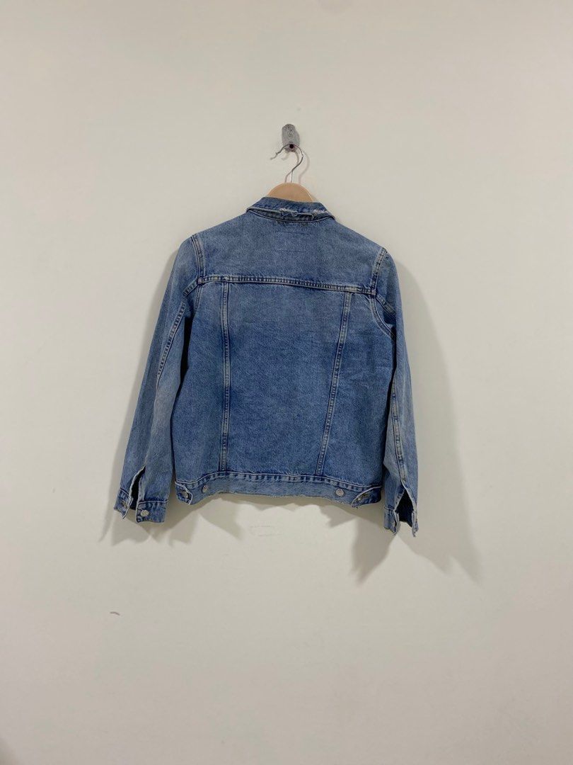 H&m ripped outlet denim jacket
