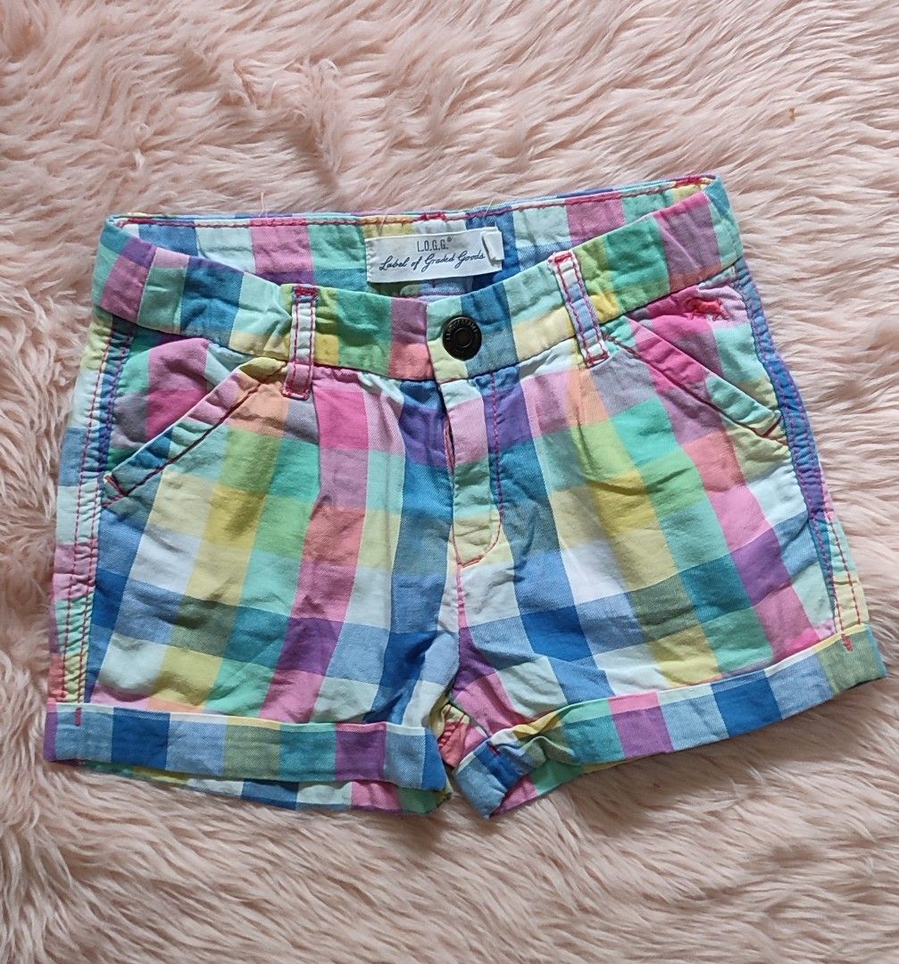 H&m top rainbow shorts