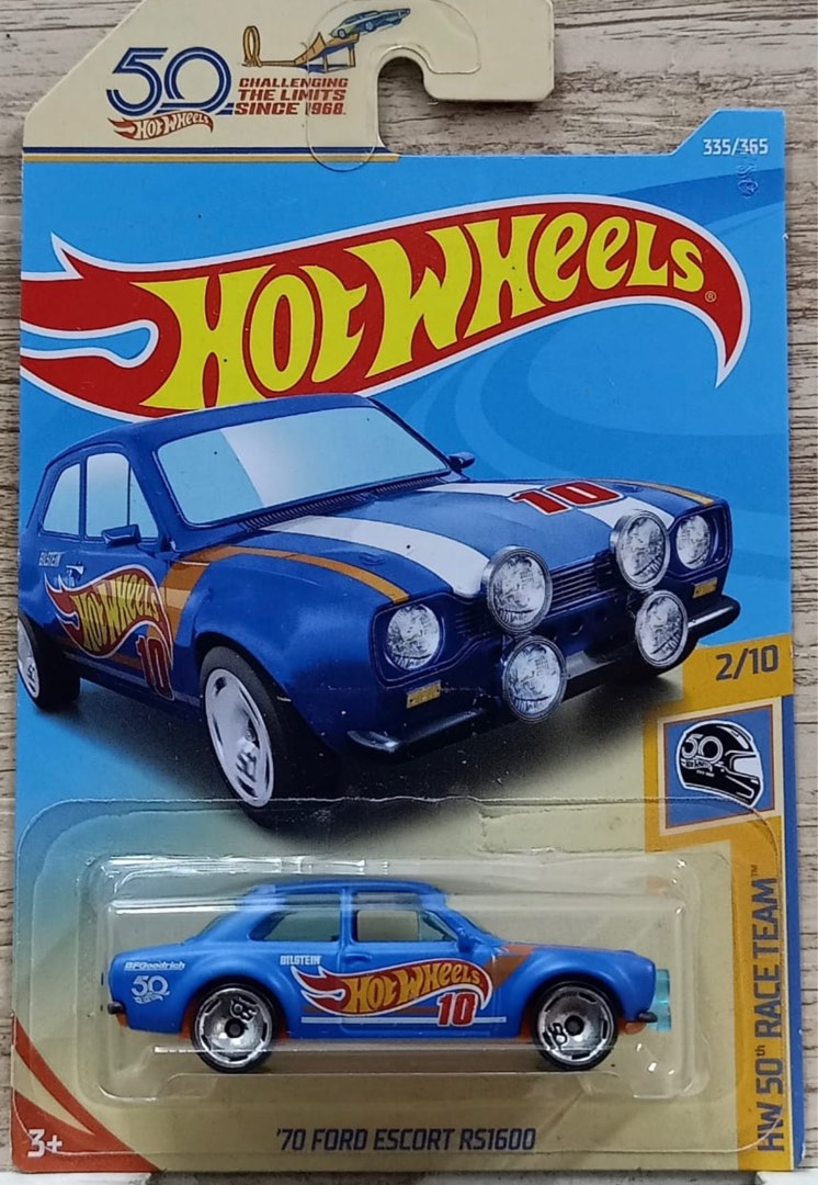Hot wheels clearance ford escort 50th