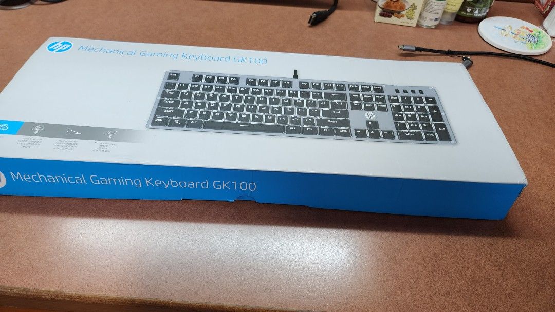 Hp Mechanical Gaming Keyboard GK100, Computers & Tech, Parts