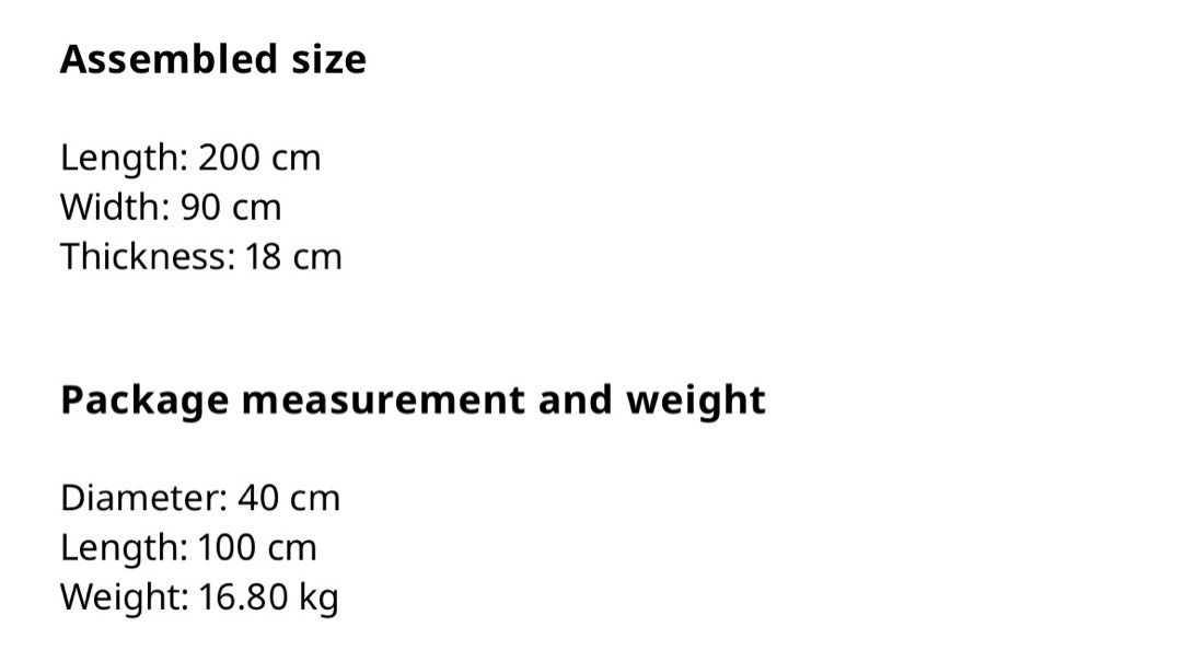 IKEA Single Mattress, Furniture & Home Living, Furniture, Bed Frames