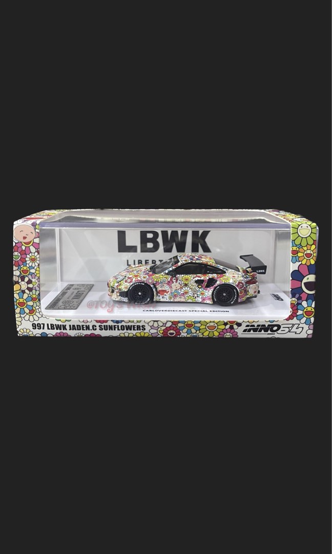INNO64 Porsche 997 LBWK Jaden.C Sunflowers[CARLOVEDIECAST
