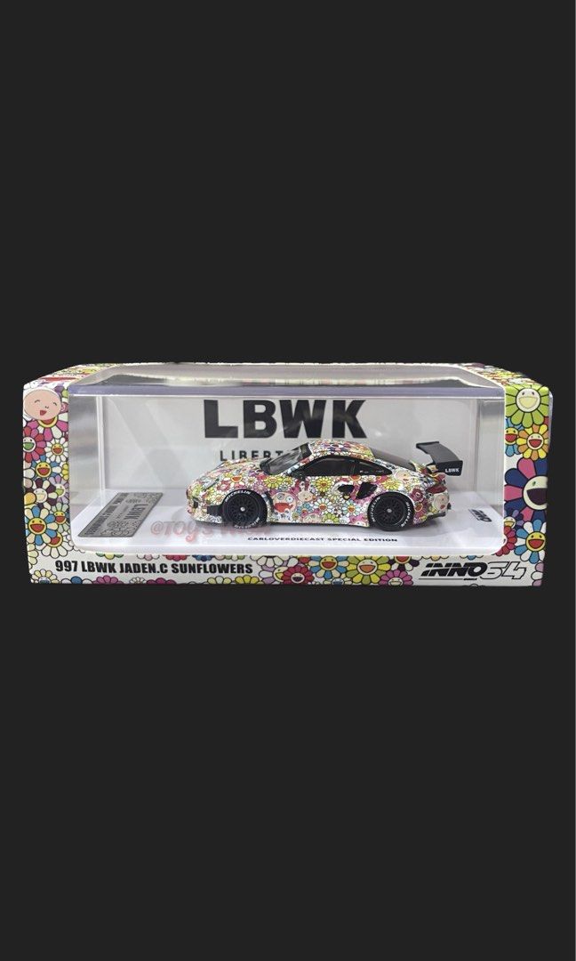 INNO64 Porsche 997 LBWK Jaden.C Sunflowers[CARLOVEDIECAST