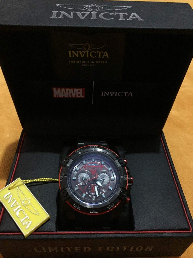 INVICTA Men s 26948 Marvel Spiderman Quartz Watch Limited Edition