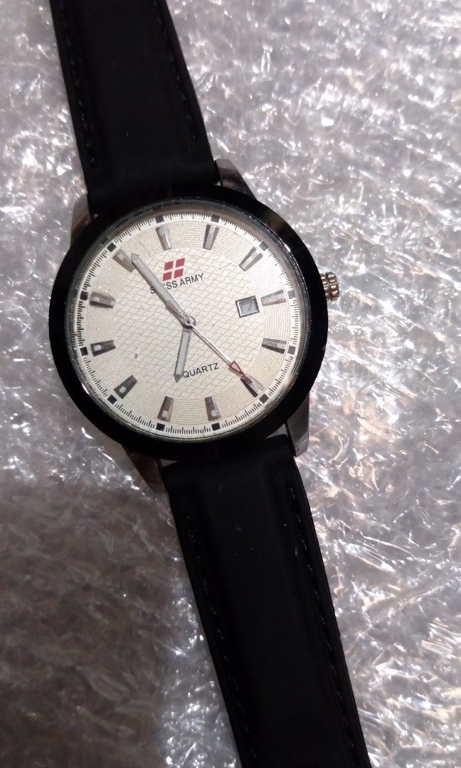Jam tangan swiss army bekas second