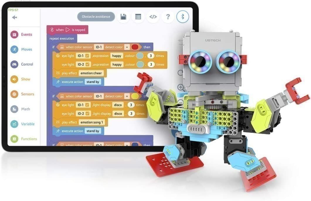 Jimu Robot UBTECH MeeBot 2.0 Wifi App Control Smartphone Learning ...