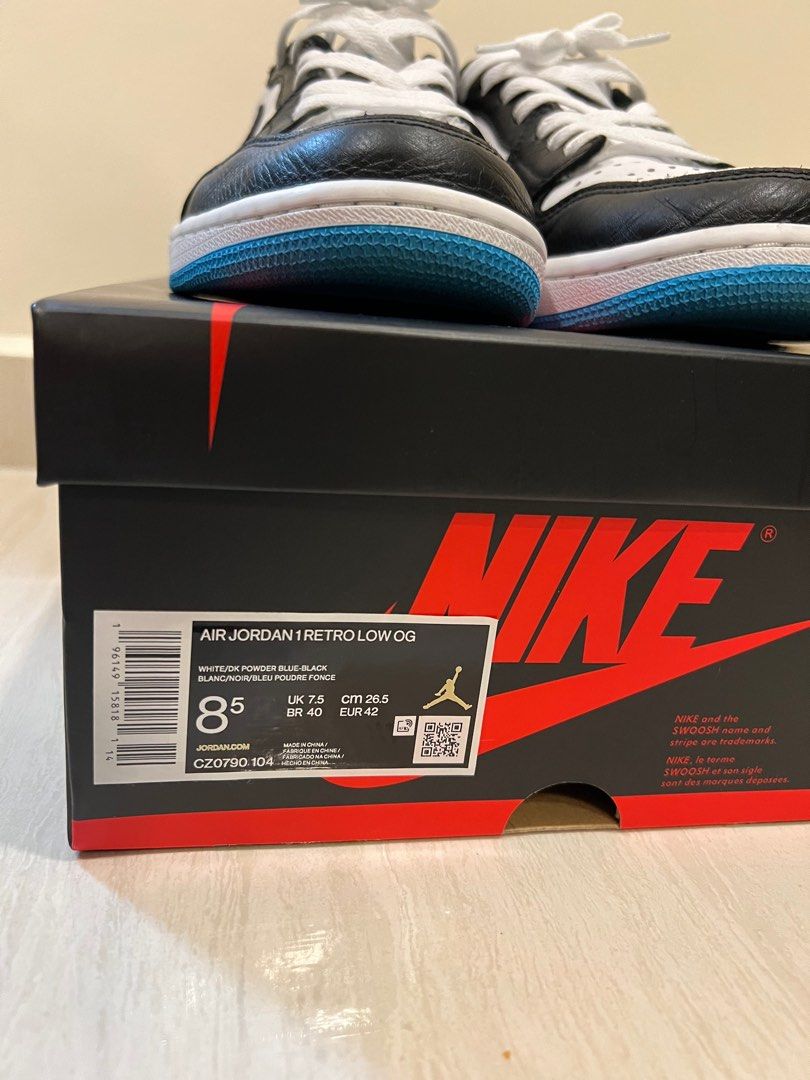 Jordan 1 Low OG UNC Powder Blue