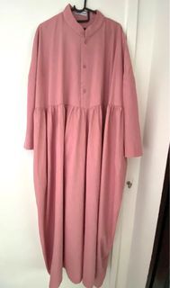 Kaifiyyah dress Jap Linen Pink