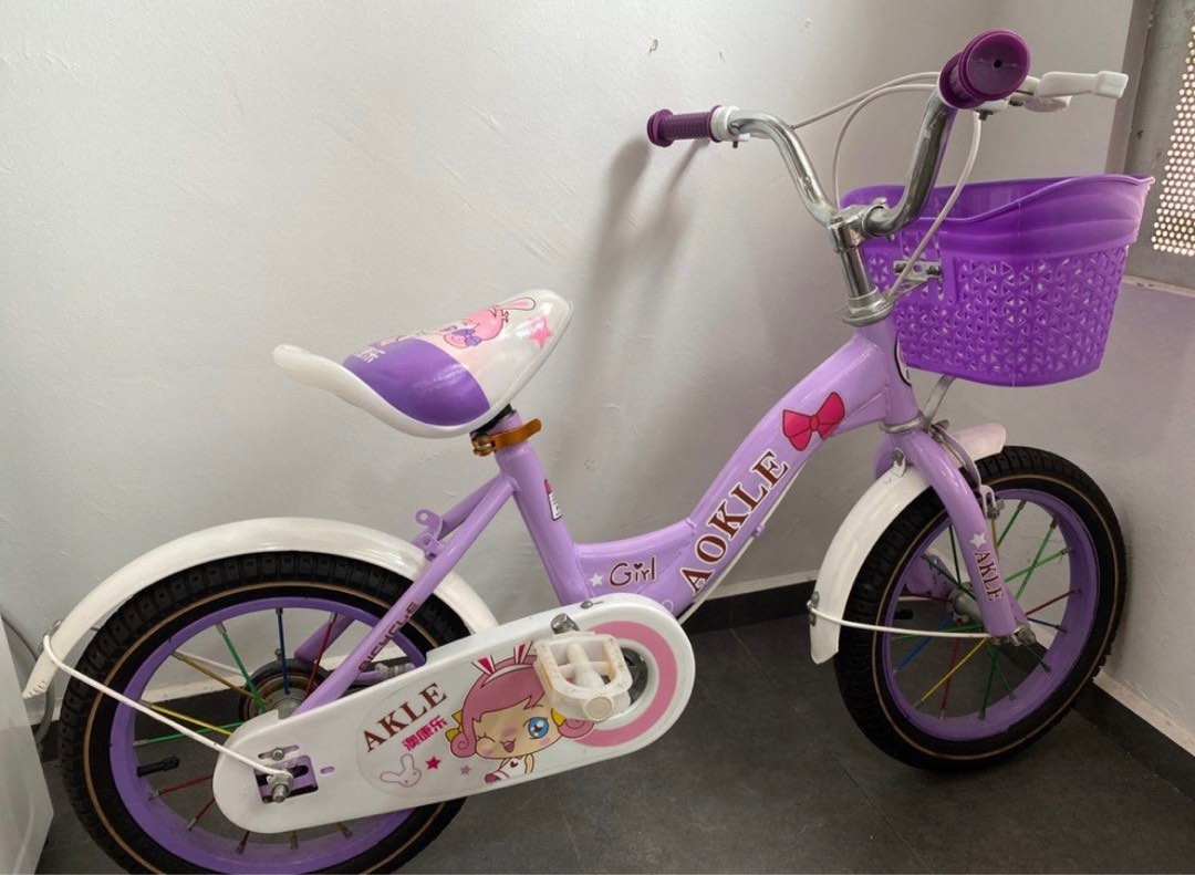 Kids 2 wheels bicycle 14 inch, Sports Equipment, Bicycles & Parts