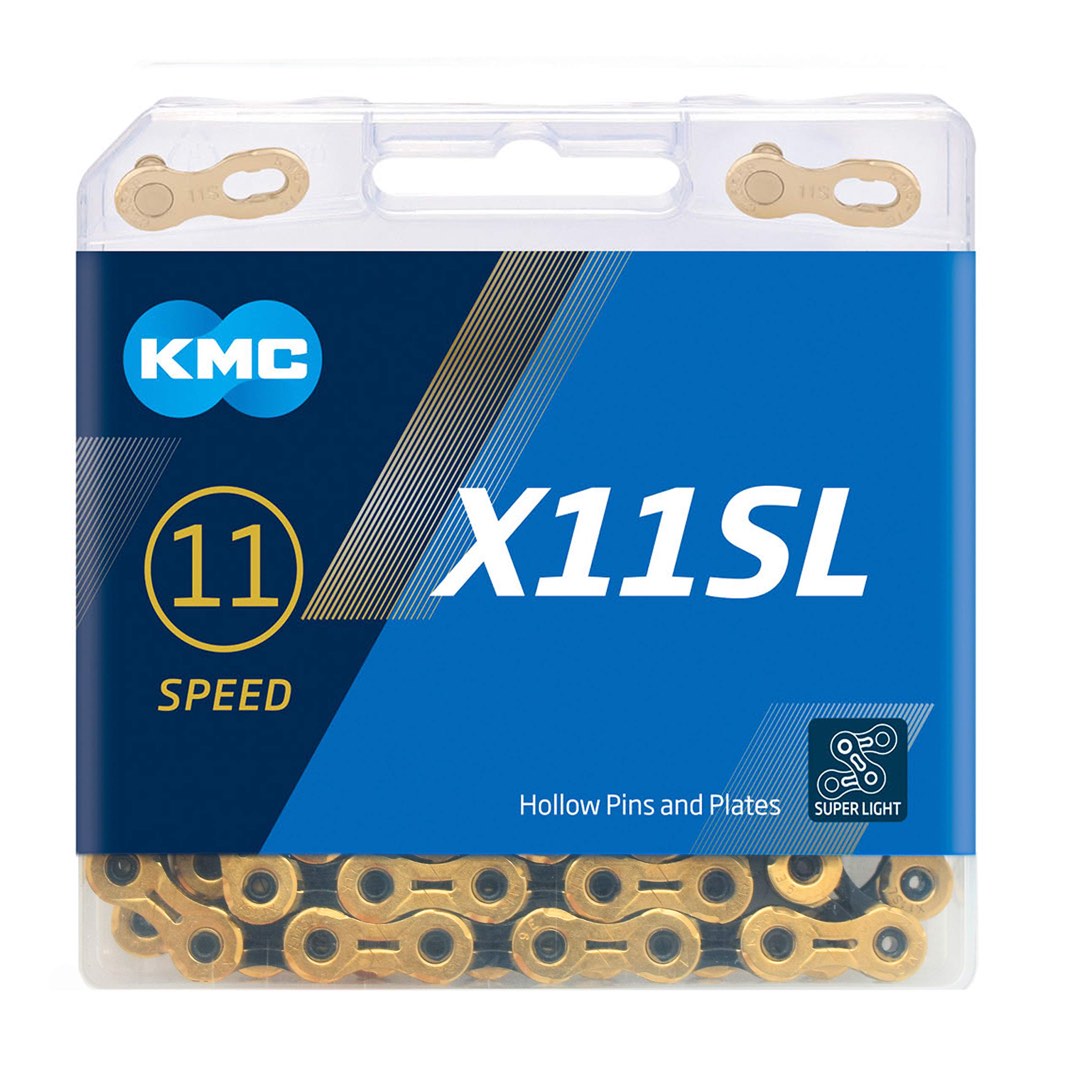 KMC 11速X11 SL 最輕全中空黃金鏈, 運動產品, 單車及配件, 單車- Carousell