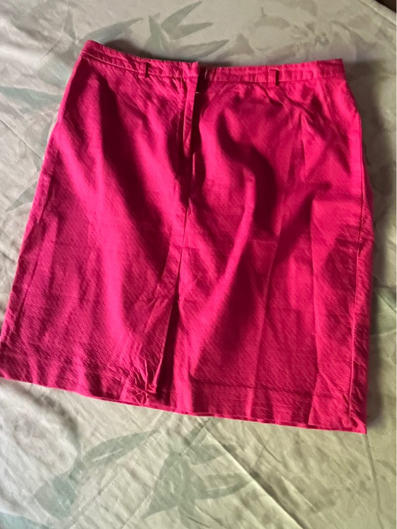 Knee-length Pink Skirt on Carousell
