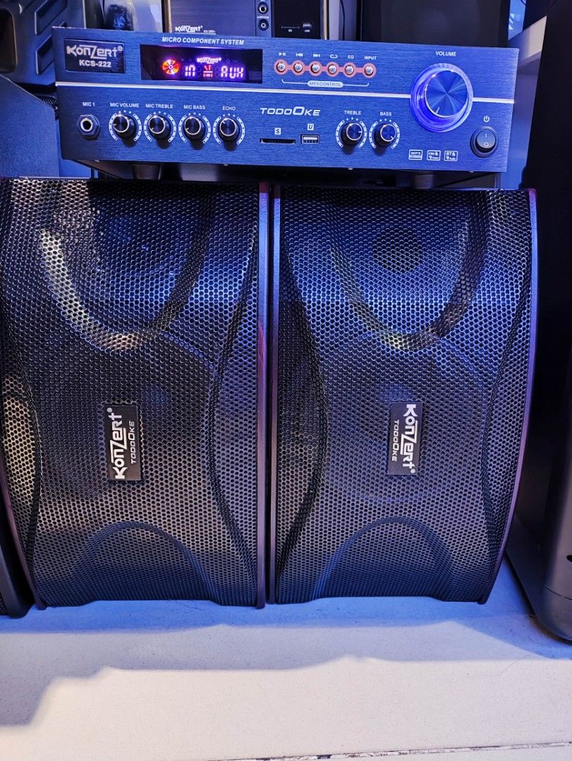 Konzert speaker and cheap amplifier