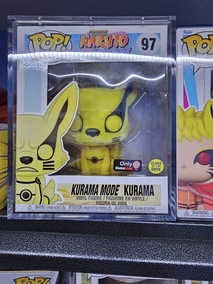 Kurama Glow In The Dark Pop Restock Kurama glow in the dark funko pop, Hobbies & Toys, Toys & Games on