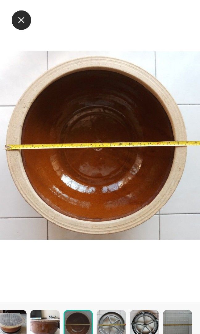 LOTUS/WATER LILY/WATER PLANT CLAY POT (3 nos. available at RM75.00 each