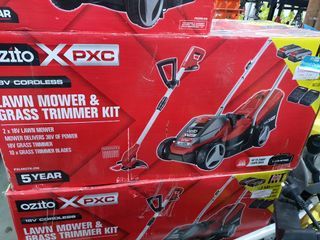 lawn mower & grass trimmer kit