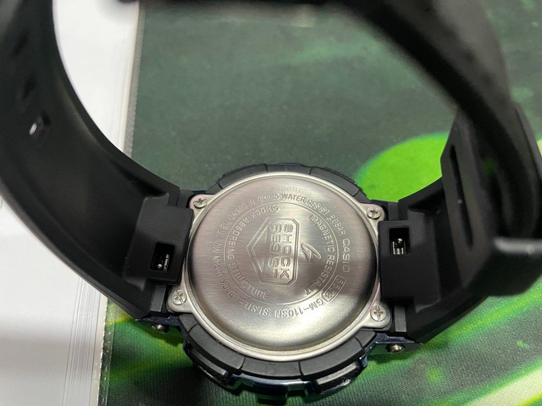 Limited edition casio G shock GM110sn 2A X bearbearbrick shanghai nightbearbrick series
